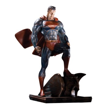 Superman Patina Statue 15 cm